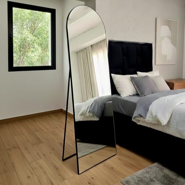 ESPEJO DE ARCO CON BASE DE HERRERIA 180X60CM